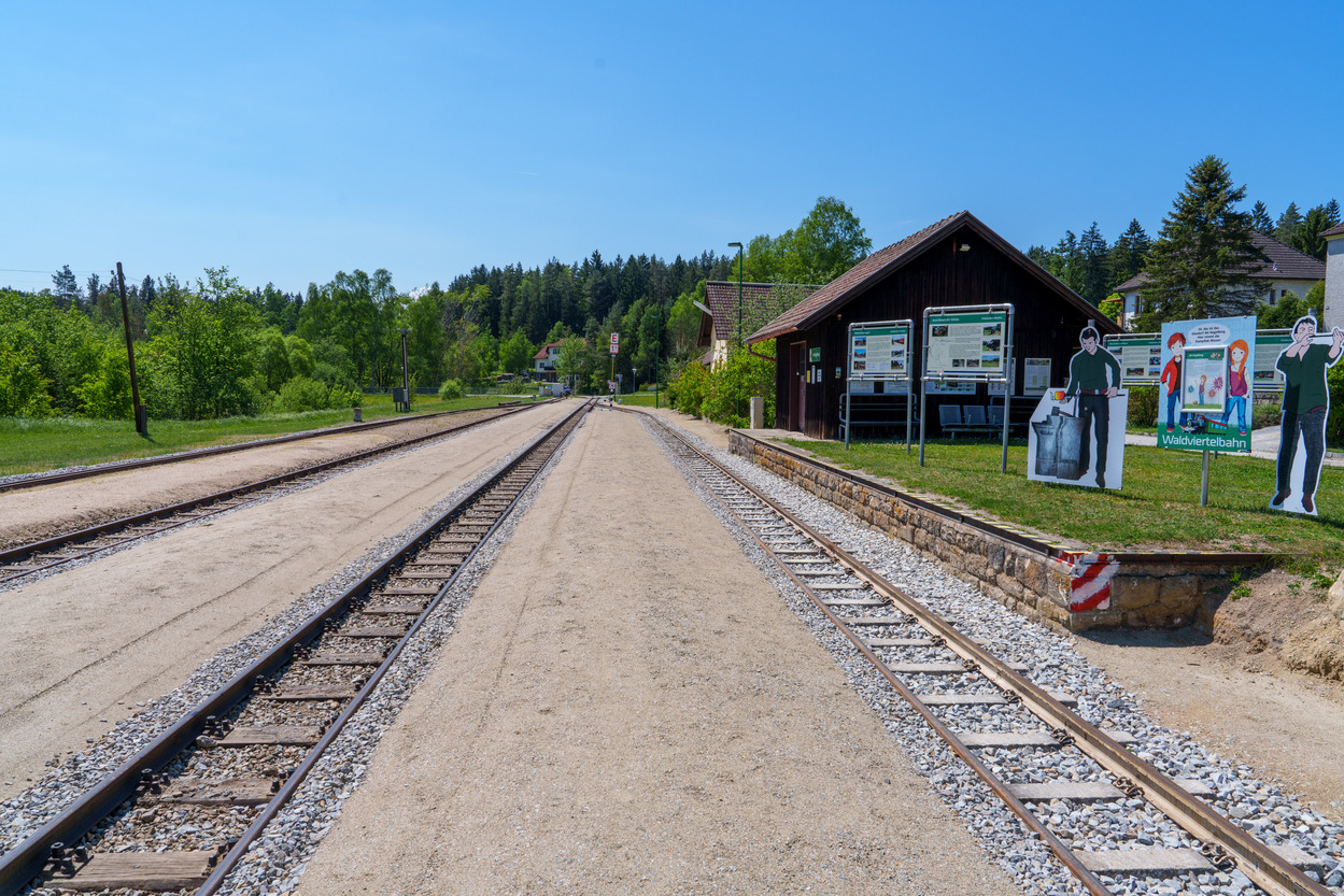 Waldviertelbahn: Modernisierungsarbeiten in Alt Nagelberg