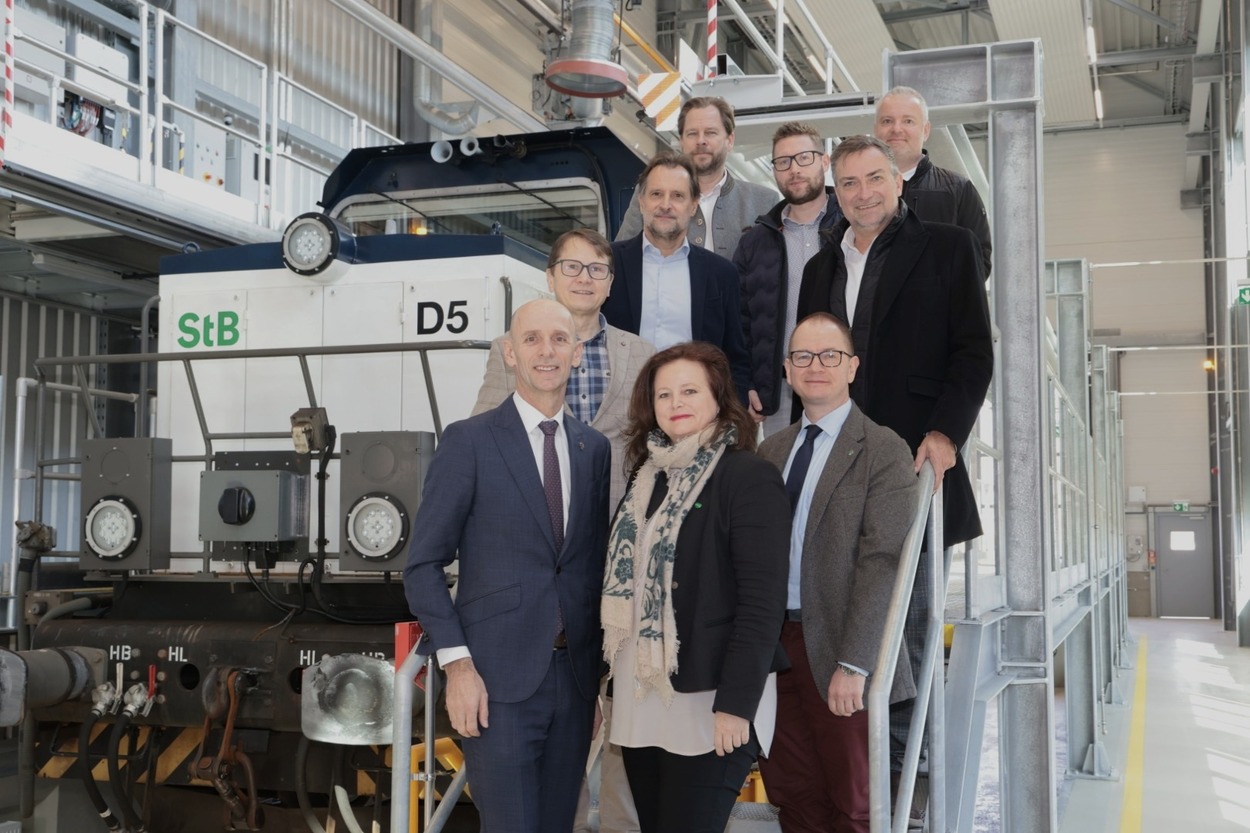 Eröffnung der erweiterten Fahrzeugwerkstätte am Cargo Terminal Graz: Einzigartige Serviceeinrichtung an einem Terminal