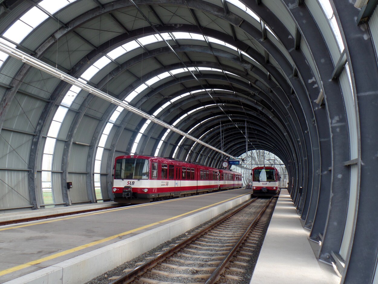 Salzburger Lokalbahn - Haltestelle Trimmelkam